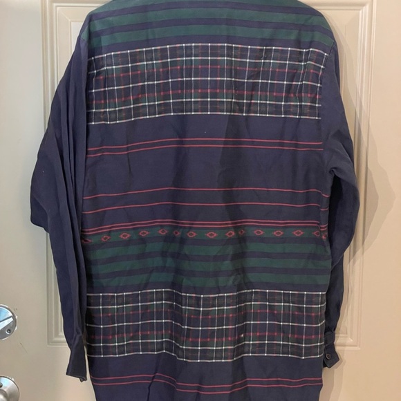 Roper Rode Blue Button Up Shirt - Picture 6 of 7